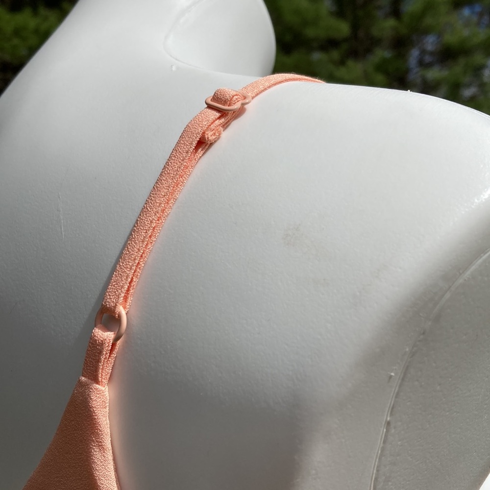 Gianni Bini carwash fringe peachy keen adjustable strap lined dress NWT sz M - Picture 6 of 7